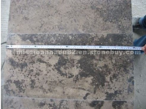 Brown limestone steps Brown limestone steps
