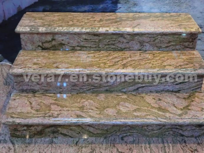Red Dragon California granite stairs Red Dragon California granite stairs