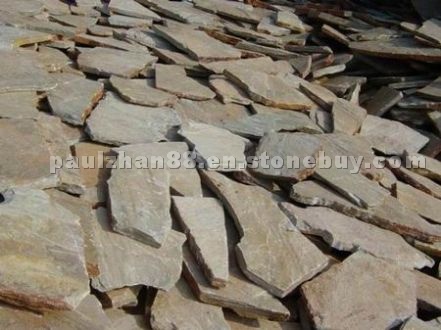 Wooden Yellow Sandstone Flagstone Wooden Yellow Sandstone Flagstone