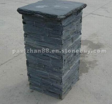 Grey Slate Gate Posts
