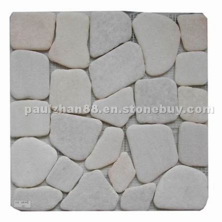 White marble mosaics White marble mosaics