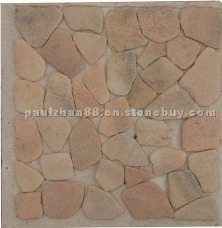 Pink sandstone mosaics
