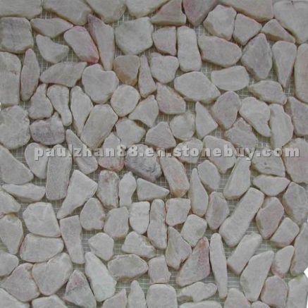 White marble mosaics