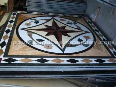 Medallion stone mosaic Medallion stone mosaic