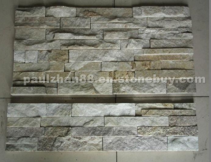 Mix white culture stone, quartzite cultural stone Mix white culture stone, quartzite cultural stone