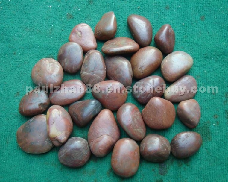 Red polished pebble Red polished pebble