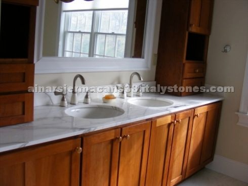 Carrara White Marble Countertop