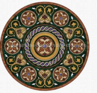 Marble Inlay Table Top