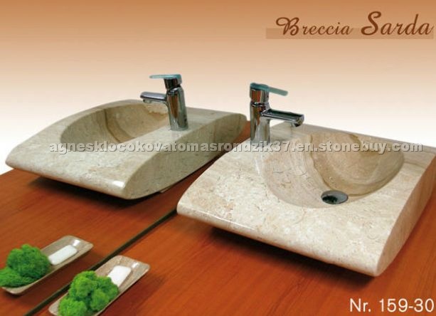 Breccia Sarda Wash Basin