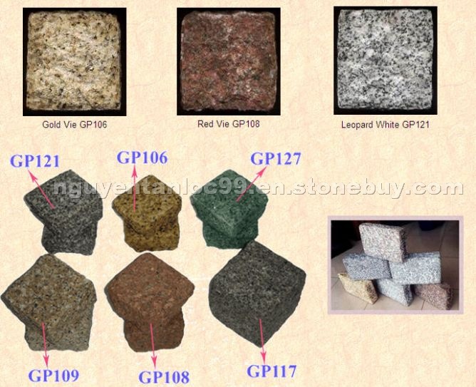 Granite Paving Cubes