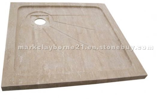 Medium Travertine Shower Base