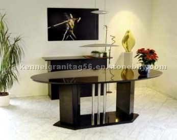 Nero Assoluto black granite table top