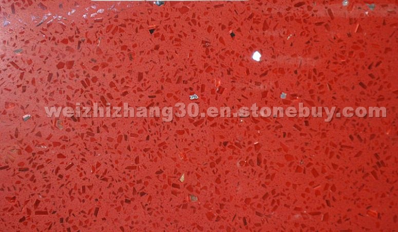 Red star Quartz Stone