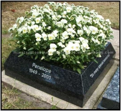 Rustenburg granite kerb style cremation memorial