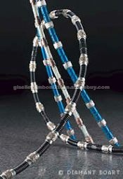 Electroplated diamond wire