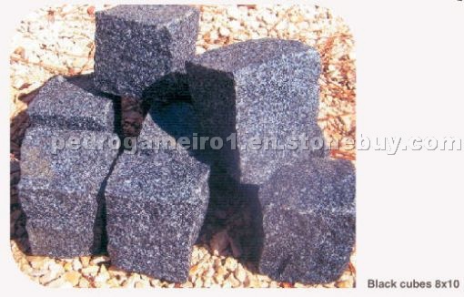 Black Granite Cubes