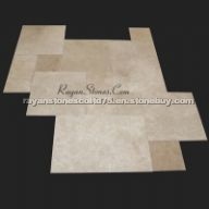 French Pattern Light Beige Travertine Tiles