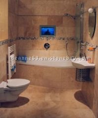 Travertine wall tile - Bath Design