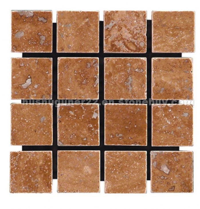 Brown Travertine Mosaic
