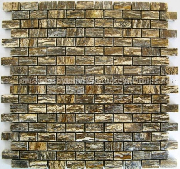 Mystic Travertine Mosaic Tiles and Patterns