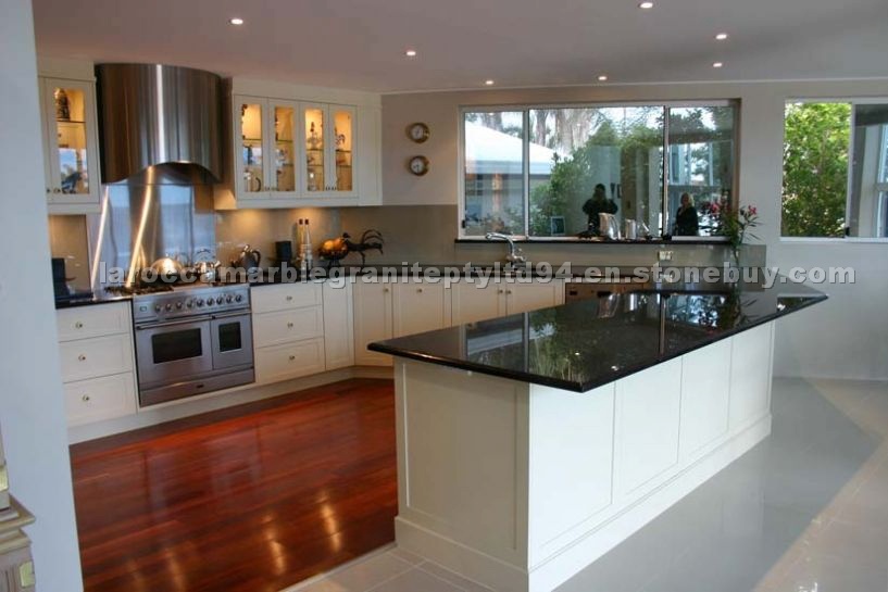 Kitchen worktop-Black Galaxy Granite