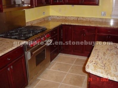 Ivory brown granite countertops