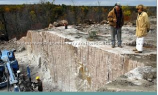 Belmont Rose Granite Blocks