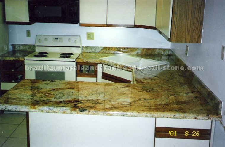Golden Rustic Countertops