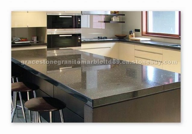 Black Granite kitchen benchtops