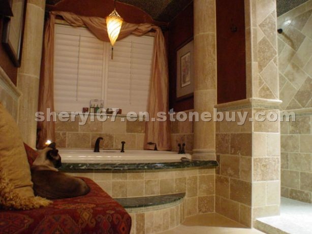 Travertine Bath Design