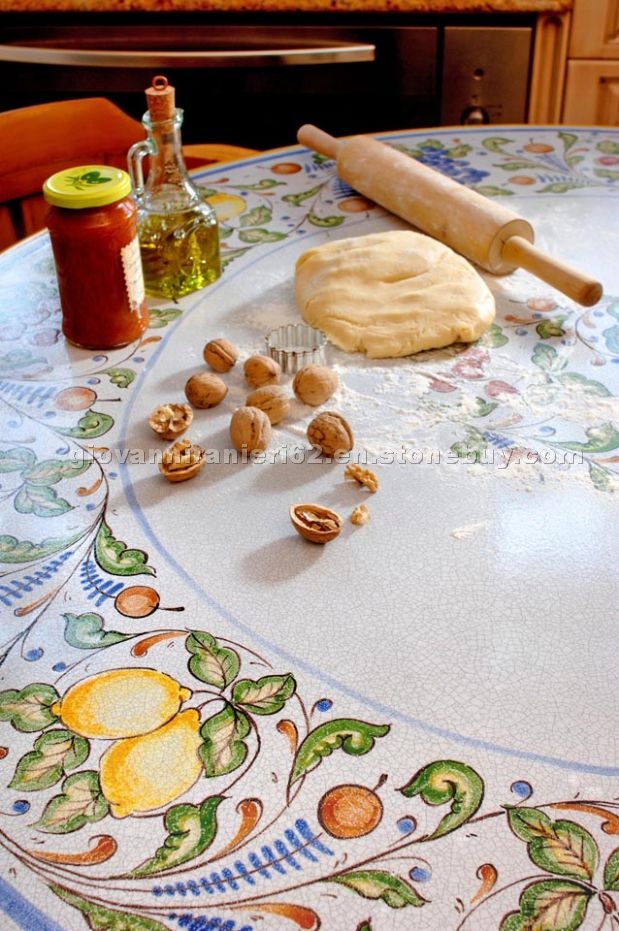 Glazed Lava Stone Tabletops Glazed Lava Stone Tabletops