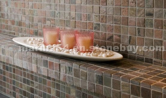 Copper Quartzitic Slate mosaic