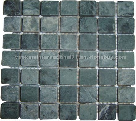 Green Marble Natural Honed Mosaic
