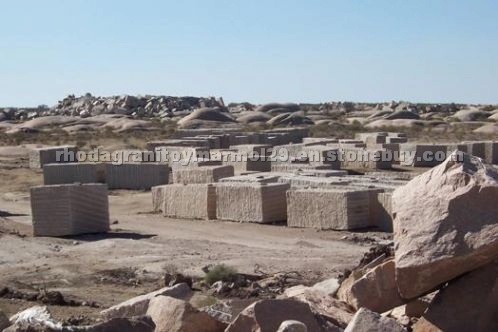 Argentine granite blocks