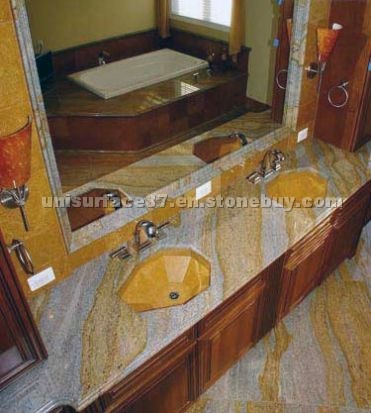 Vanity tops, marble, limestone flooring