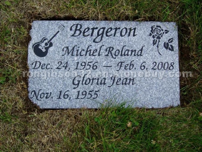 Gray Granite Grave Markers