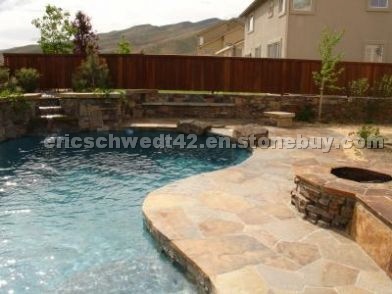 Montana Blue and Brown flagstone