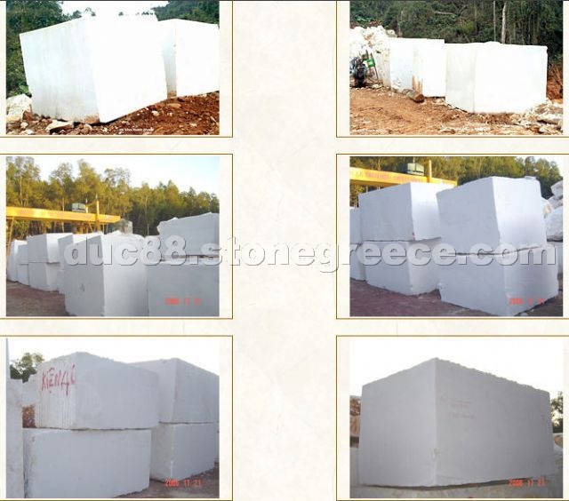 White Marble Blocks