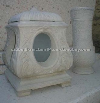 Granite Urn, Tombstone Accessories