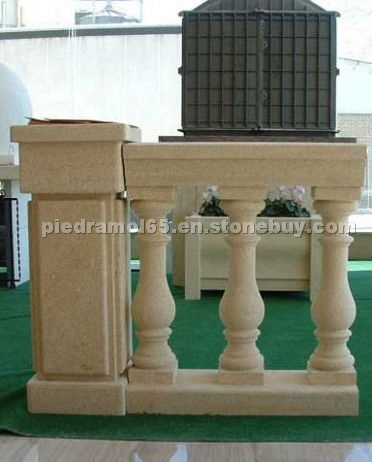 Natural stone balustrades