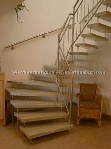 Staircase - granite, marble, concrete stone
