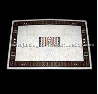 marble inlaid floor medallions