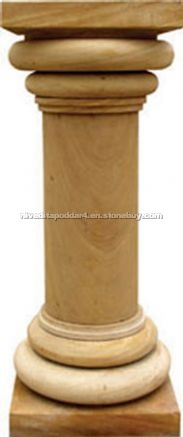 Yellow Sandstone (Teak) Pillar