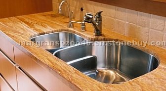 Gold Travertine Countertop