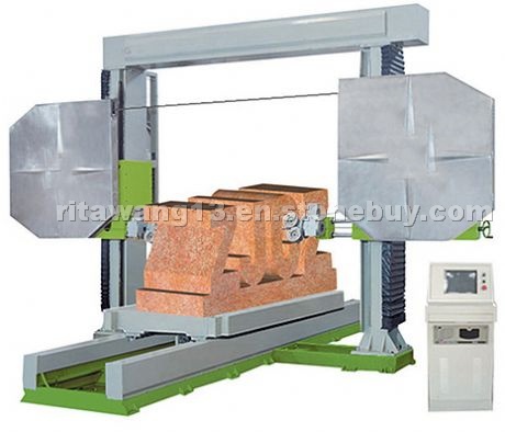 Wire saw cutting machine