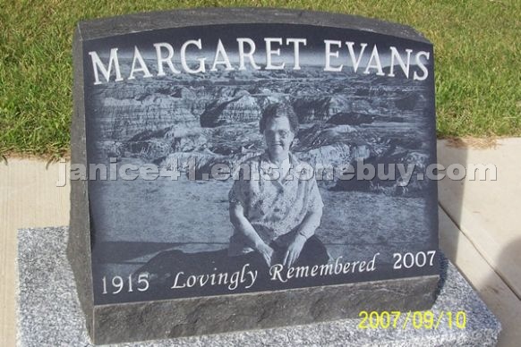 Sloping Upright Memorial Monuments