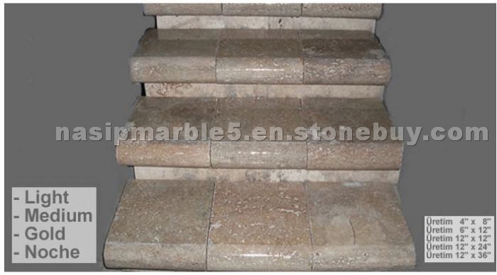 Noce Travertine Pool Coping