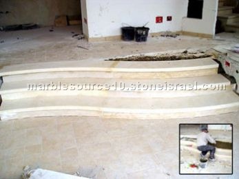 Limestone stairs and steps