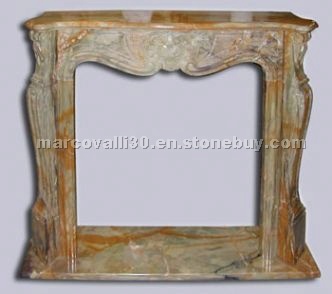 Giallo Siena Fireplace