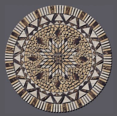 Travertine Mosaics, medallion
